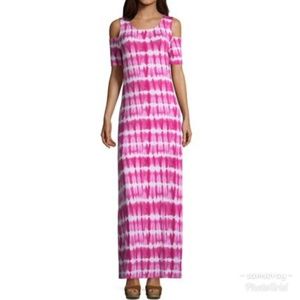 Cold Shoulder Maxi Dress